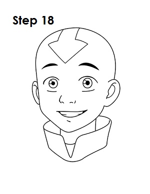 Draw Aang Avatar 18