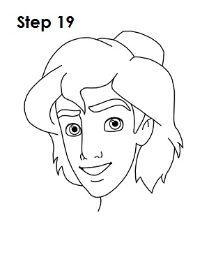 How to Draw Aladdin How to Draw Aladdin Step 19