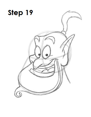 Draw the Genie Step 19 Draw the Genie 19