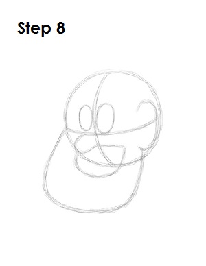 Draw the Genie Step 8 Draw the Genie 8