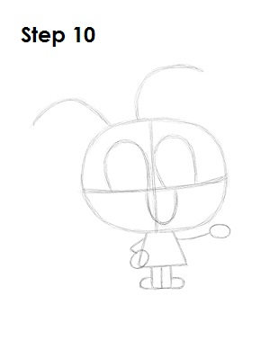 Draw Anais Step 10 Draw Anais Watterson 10