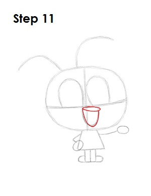 Draw Anais Step 11 Draw Anais Watterson 11