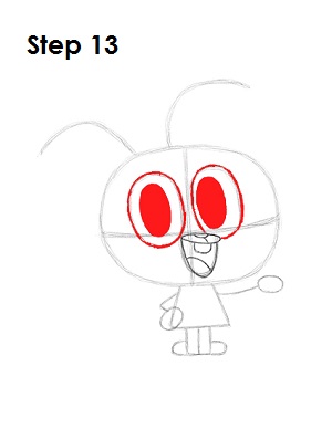 Draw Anais Step 13 Draw Anais Watterson 13