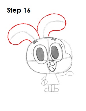 Draw Anais Step 16 Draw Anais Watterson 16