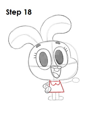 Draw Anais Step 18 Draw Anais Watterson 18