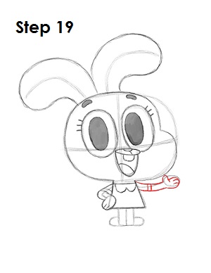 Draw Anais Step 19 Draw Anais Watterson 19