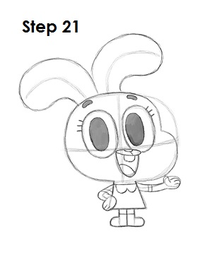 Draw Anais Step 21 Draw Anais Watterson 21