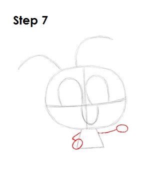 Draw Anais Step 7 Draw Anais Watterson 7
