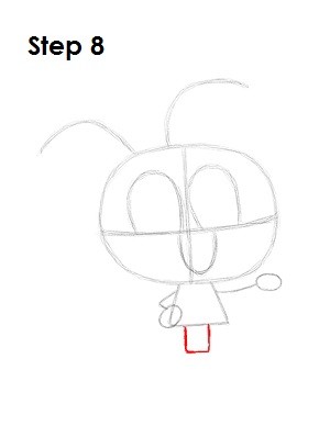 Draw Anais Step 8 Draw Anais Watterson 8