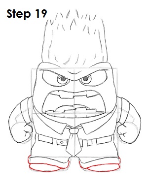 Anger Inside Out Drawing 19 Draw Anger Inside Out 19