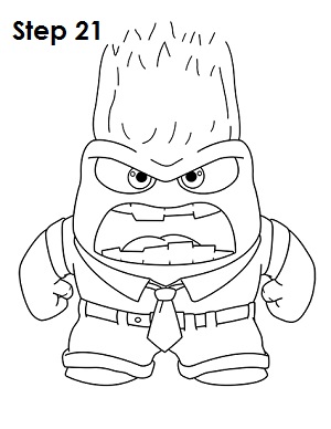 Anger Inside Out Drawing 21 Draw Anger Inside Out 21