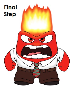 Anger Inside Out Drawing Draw Anger Inside Out