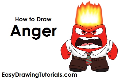 How to Draw Anger Inside Out How to Draw Anger Inside Out