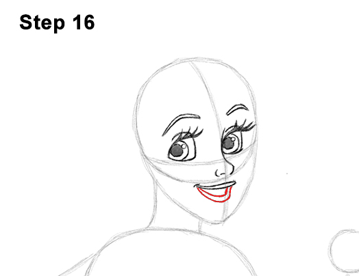 Ariel Little Mermaid Drawing 16 Draw Ariel Little Mermaid Body 16