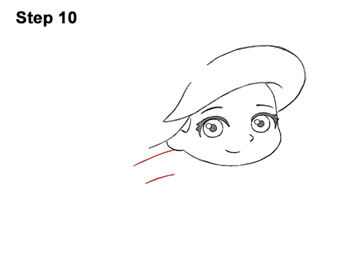 Mini Ariel Drawing 10 Draw Mini Chibi Little Mermaid Ariel 10