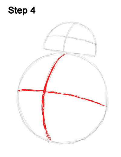 BB-8 Star Wars Drawing 4 Draw BB-8 Force Awakens 4