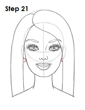 Draw Barbie Doll 21