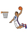 How to Draw Basketball Player Dunk