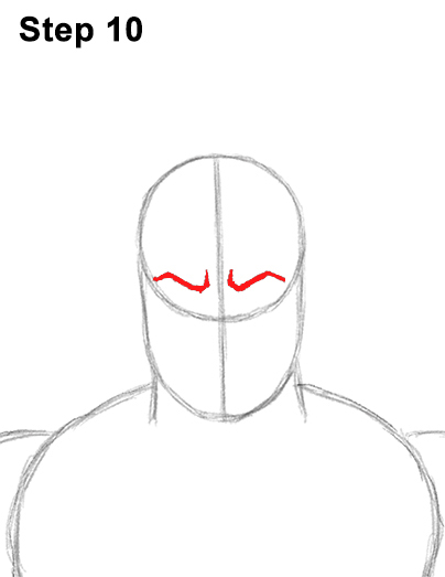 How to Draw Batman Full Body Step 10 How to Draw Batman Full Body Step 10