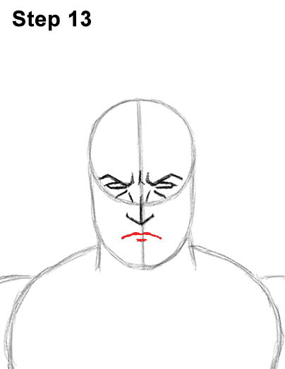 How to Draw Batman Full Body Step 13 How to Draw Batman Full Body Step 13