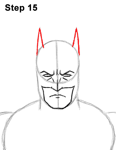 How to Draw Batman Full Body Step 15 How to Draw Batman Full Body Step 15