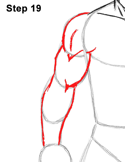 How to Draw Batman Full Body Step 19 How to Draw Batman Full Body Step 19
