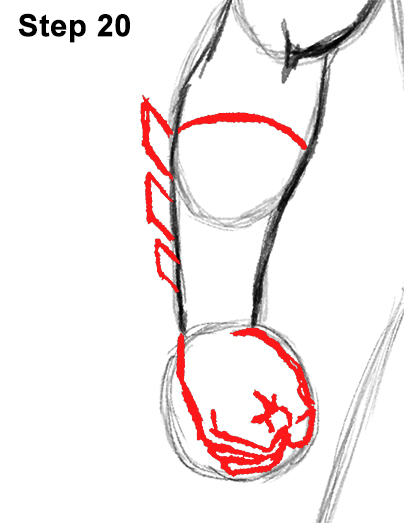 How to Draw Batman Full Body Step 20 How to Draw Batman Full Body Step 20