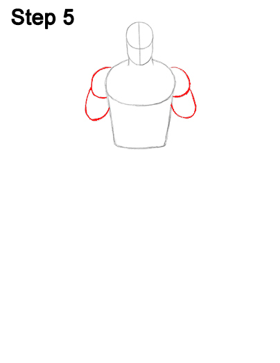 How to Draw Batman Full Body Step 5 How to Draw Batman Full Body Step 5