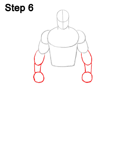 How to Draw Batman Full Body Step 6 How to Draw Batman Full Body Step 6