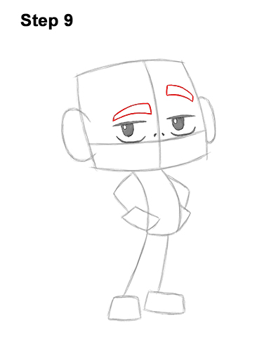 Draw Beast Boy Teen Titans Go! 9 How to Draw Beast Boy Teen Titans Go! Full Body 9