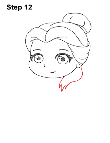 Mini Belle Drawing 12 Draw Mini Chibi Cute Little Belle Beauty 12