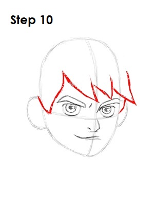 Draw Ben 10 Draw Ben 10 Step 10