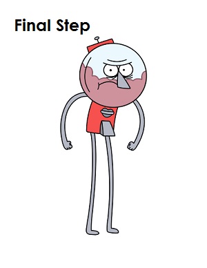 Draw Benson Regular Show