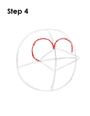 How to Draw Blue Angry Bird Step 4
