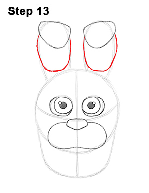 Draw Bonnie Five Nights at Freddy's 13