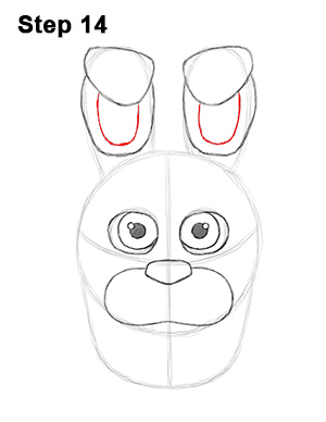 Draw Bonnie Five Nights at Freddy's 14