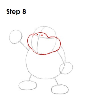 How to Draw Bowser Jr. Step 8