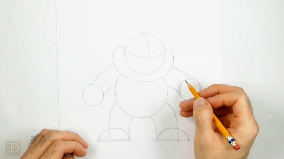 How to Draw Bowser Jr Guidelines