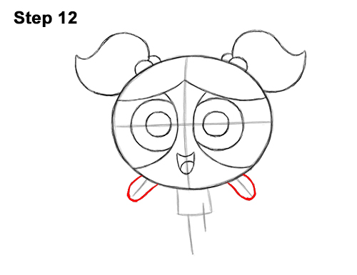 How to Draw Bubbles Powerpuff Girls Full Body 12