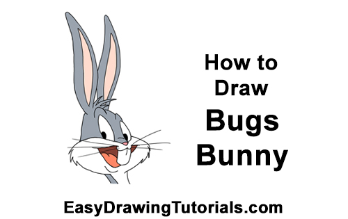 Draw Bugs Bunny How to Draw Bugs Bunny Head Looney Tunes