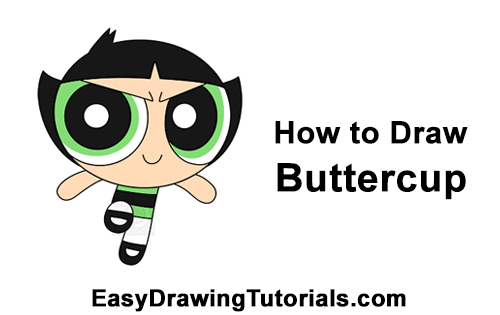 Draw Buttercup Powerpuff Girls How to Draw Buttercup Powerpuff Girls Full Body