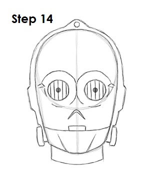 Draw C-3PO 14