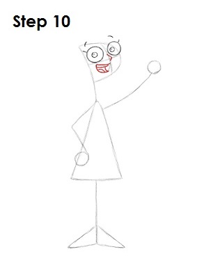 How to Draw Candace Step 10