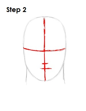 Draw Captain America Draw Captain America Step 2