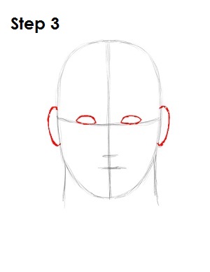 Draw Captain America Draw Captain America Step 3