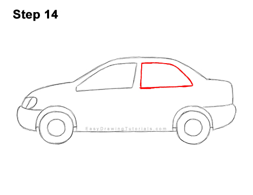 How to Draw Cartoon Car Automobile Vehicle Clipart 14