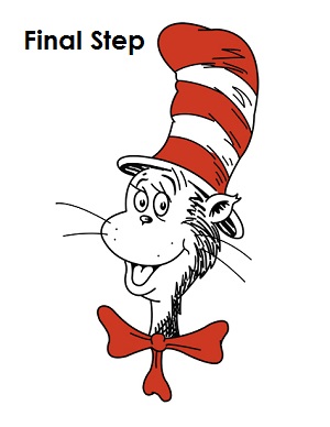Draw Cat in the Hat Last