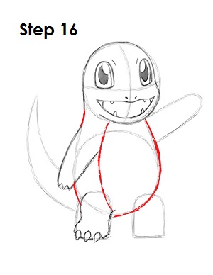 Draw Charmander Step 16 Draw Charmander 16