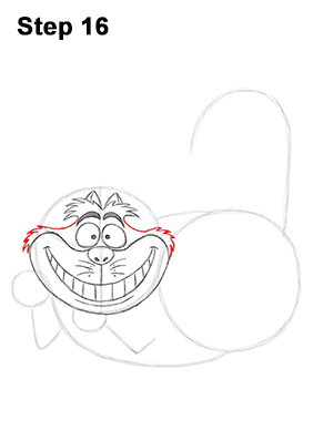 Cheshire Cat Drawing 16 Draw Cheshire Cat Alice 16
