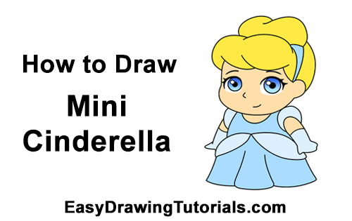 How to draw Mini Cinderella How to Draw Mini Chibi Cinderella